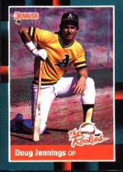 1988 Donruss Rookies Baseball Cards    013      Doug Jennings